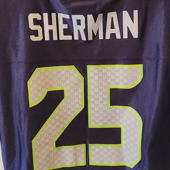 NFL Seattle Seahawks 25 Jersey Sherman Youth apparel XL 18-20 - Picture 7 of 13